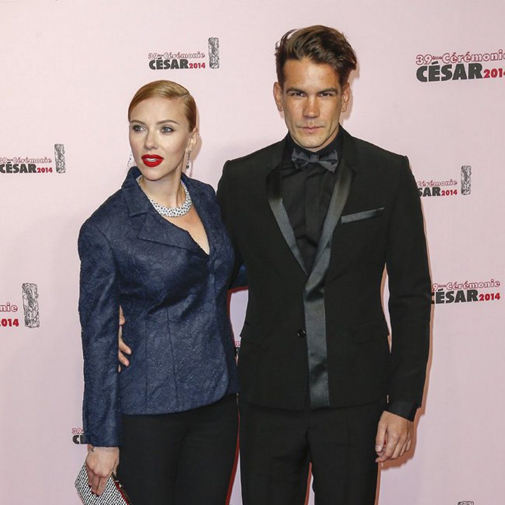 Scarlett Johansson is pregnant with her fiancé Romain Dauriac. Scarlett Johansson is pregnant with her fiancé Romain Dauriac.